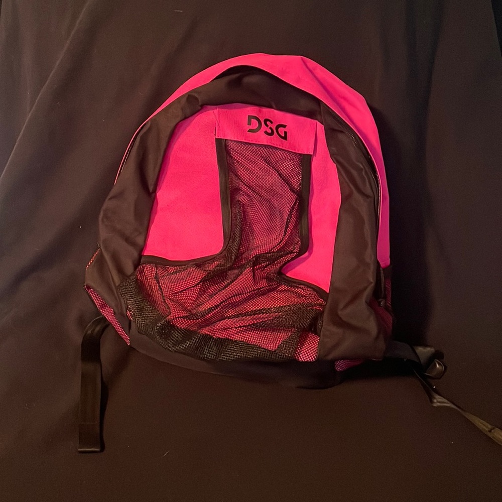 DSG Pink and Black Soccer Bag